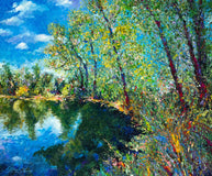 Original art for sale at UGallery.com | Lost and Found by Jeff Fleming | $775 | oil painting | 20' h x 24' w | thumbnail 1