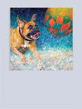 Original art for sale at UGallery.com | Pawsitive Energy by Jeff Fleming | $2,300 | oil painting | 36' h x 36' w | thumbnail 3
