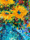 Original art for sale at UGallery.com | Sunflowers in Bloom by Jeff Fleming | $1,825 | oil painting | 40' h x 30' w | thumbnail 4