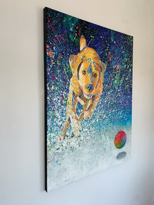 Original art for sale at UGallery.com | The Chase by Jeff Fleming | $3,100 | oil painting | 48' h x 36' w | photo 2