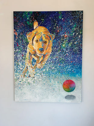 Original art for sale at UGallery.com | The Chase by Jeff Fleming | $3,100 | oil painting | 48' h x 36' w | photo 3