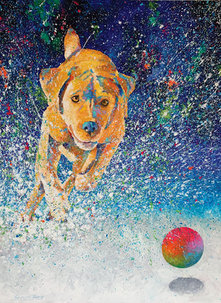 Original art for sale at UGallery.com | The Chase by Jeff Fleming | $3,100 | oil painting | 48' h x 36' w | photo 1