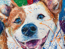 Original art for sale at UGallery.com | XOXO by Jeff Fleming | $600 | oil painting | 16' h x 20' w | thumbnail 3