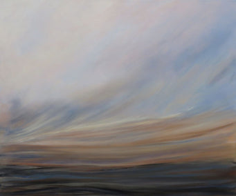 oil painting by Jenn Williamson titled Sunset View
