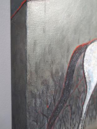 Original art for sale at UGallery.com | And So the Journey Begins by Jennifer Ross | $950 | mixed media artwork | 20' h x 24' w | photo 2