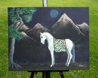 Kintsugi Horse-Your Mountain Is Waiting by Jennifer Ross |  Context View of Artwork 