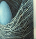 Original art for sale at UGallery.com | Nature vs. Nurture by Jennifer Ross | $425 | mixed media artwork | 10' h x 10' w | thumbnail 2