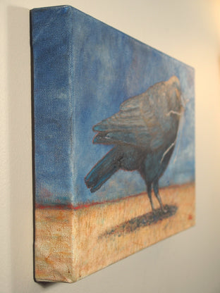 Where Shall I Build My Nest? by Jennifer Ross |  Side View of Artwork 