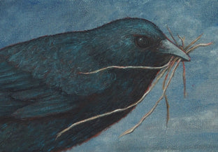 Where Shall I Build My Nest? by Jennifer Ross |   Closeup View of Artwork 