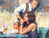 Original art for sale at UGallery.com | Aperol Spritz by Jerry Salinas | $825 | oil painting | 16' h x 20' w | thumbnail 4