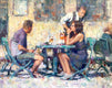 Original art for sale at UGallery.com | Aperol Spritz by Jerry Salinas | $825 | oil painting | 16' h x 20' w | thumbnail 1