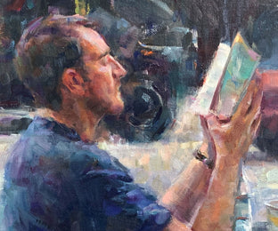 Good Book by Jerry Salinas |   Closeup View of Artwork 