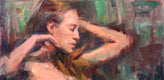 Original art for sale at UGallery.com | Grace by Jerry Salinas | $925 | oil painting | 12' h x 24' w | thumbnail 1