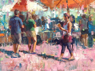 Original art for sale at UGallery.com | Saturday by Jerry Salinas | $575 | oil painting | 12' h x 16' w | photo 1