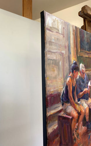 Original art for sale at UGallery.com | Where to Next by Jerry Salinas | $1,025 | oil painting | 20' h x 20' w | photo 2