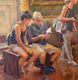 Original art for sale at UGallery.com | Where to Next by Jerry Salinas | $1,025 | oil painting | 20' h x 20' w | thumbnail 4