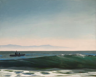 Original art for sale at UGallery.com | Big Blue by Jesse Aldana | $1,375 | oil painting | 24' h x 30' w | photo 1