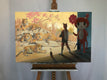 Original art for sale at UGallery.com | Cats by Jesse Aldana | $1,600 | oil painting | 24' h x 36' w | thumbnail 3