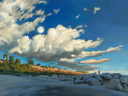 Evening over Palisades Park by Jesse Aldana | Artwork Main Image