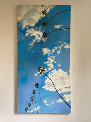 Original art for sale at UGallery.com | Interstate by Jesse Aldana | $2,400 | oil painting | 48' h x 24' w | photo 3