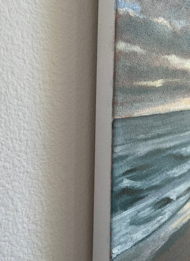 Last Wave by Jesse Aldana |  Side View of Artwork 