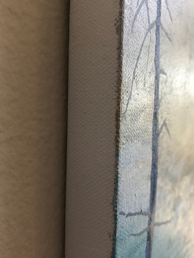 Redwoods on a Foggy Coast by Jesse Aldana |  Side View of Artwork 