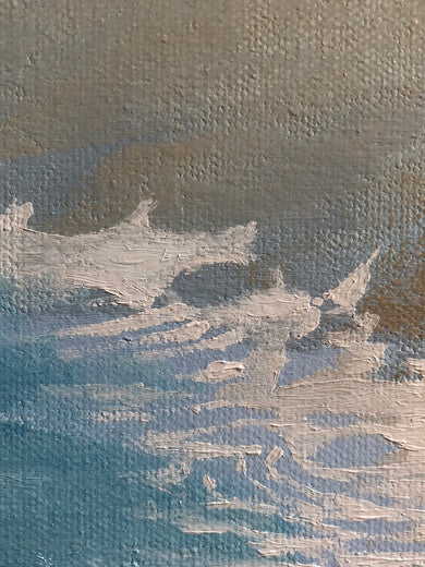 Redwoods on a Foggy Coast by Jesse Aldana |   Closeup View of Artwork 