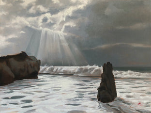 Rising Tide by Jesse Aldana - oil painting