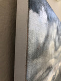 Original art for sale at UGallery.com | That Time It Snowed on the Hollywood Sign by Jesse Aldana | $725 | oil painting | 16' h x 20' w | thumbnail 2
