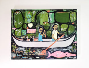 Canoe Adventure by Jessica JH Roller |  Context View of Artwork 