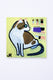 Original art for sale at UGallery.com | Cat on Light Yellow by Jessica JH Roller | $275 | acrylic painting | 10' h x 10' w | thumbnail 3