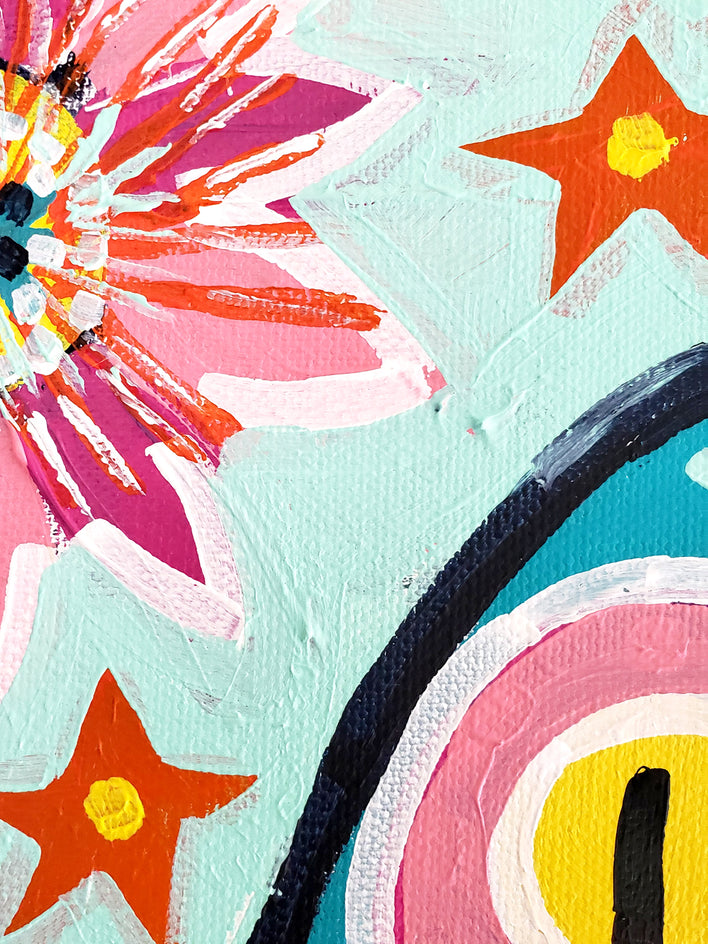Floridian Owl by Jessica JH Roller |  Closeup View of Artwork 