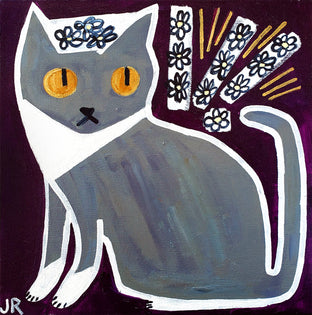 Gray Cat by Jessica JH Roller |  Artwork Main Image 