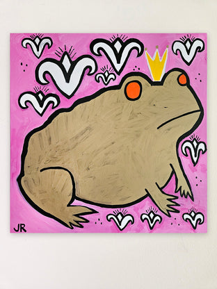 King Toad by Jessica JH Roller |  Side View of Artwork 