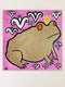 Original art for sale at UGallery.com | King Toad by Jessica JH Roller | $700 | acrylic painting | 30' h x 30' w | thumbnail 2