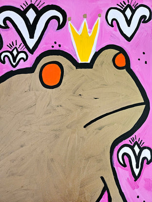 King Toad by Jessica JH Roller |   Closeup View of Artwork 