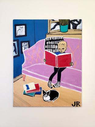 Little Boy, Big Book by Jessica JH Roller |  Context View of Artwork 