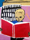 Original art for sale at UGallery.com | Little Boy, Big Book by Jessica JH Roller | $450 | acrylic painting | 20' h x 16' w | thumbnail 4