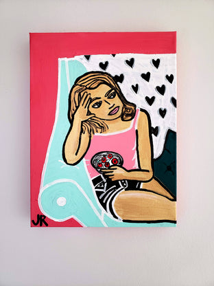 Original art for sale at UGallery.com | My Valentine by Jessica JH Roller | $450 | acrylic painting | 16' h x 12' w | photo 3
