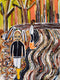 Original art for sale at UGallery.com | Streamside by Jessica JH Roller | $355 | acrylic painting | 16' h x 12' w | thumbnail 1