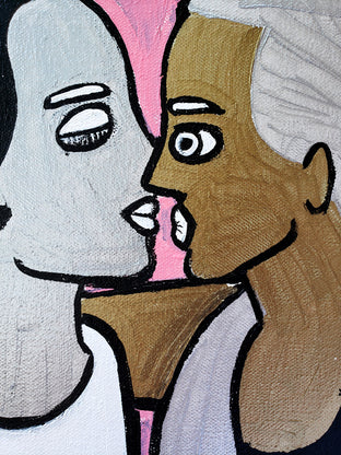 Summer Kiss by Jessica JH Roller |   Closeup View of Artwork 