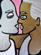 Original art for sale at UGallery.com | Summer Kiss by Jessica JH Roller | $675 | acrylic painting | 16' h x 12' w | thumbnail 4