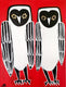 Original art for sale at UGallery.com | Two Barn Owls by Jessica JH Roller | $900 | acrylic painting | 24' h x 18' w | thumbnail 1