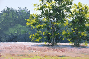 Original art for sale at UGallery.com | Vibrant Meadows by Jill Poyerd | $675 | oil painting | 9' h x 12' w | photo 4