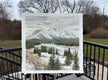 Original art for sale at UGallery.com | Gallatin Range by Jill Poyerd | $1,150 | watercolor painting | 20' h x 20' w | thumbnail 3
