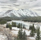Original art for sale at UGallery.com | Gallatin Range by Jill Poyerd | $1,150 | watercolor painting | 20' h x 20' w | thumbnail 1