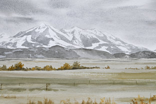 Original art for sale at UGallery.com | Mountain Range by Jill Poyerd | $1,300 | watercolor painting | 18' h x 24' w | photo 4