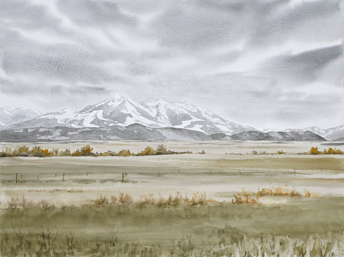 Mountain Range by Jill Poyerd |  Artwork Main Image 
