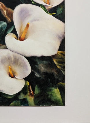 Original art for sale at UGallery.com | Lily Quartet by Jinny Tomozy | $1,700 | watercolor painting | 20' h x 14' w | photo 2