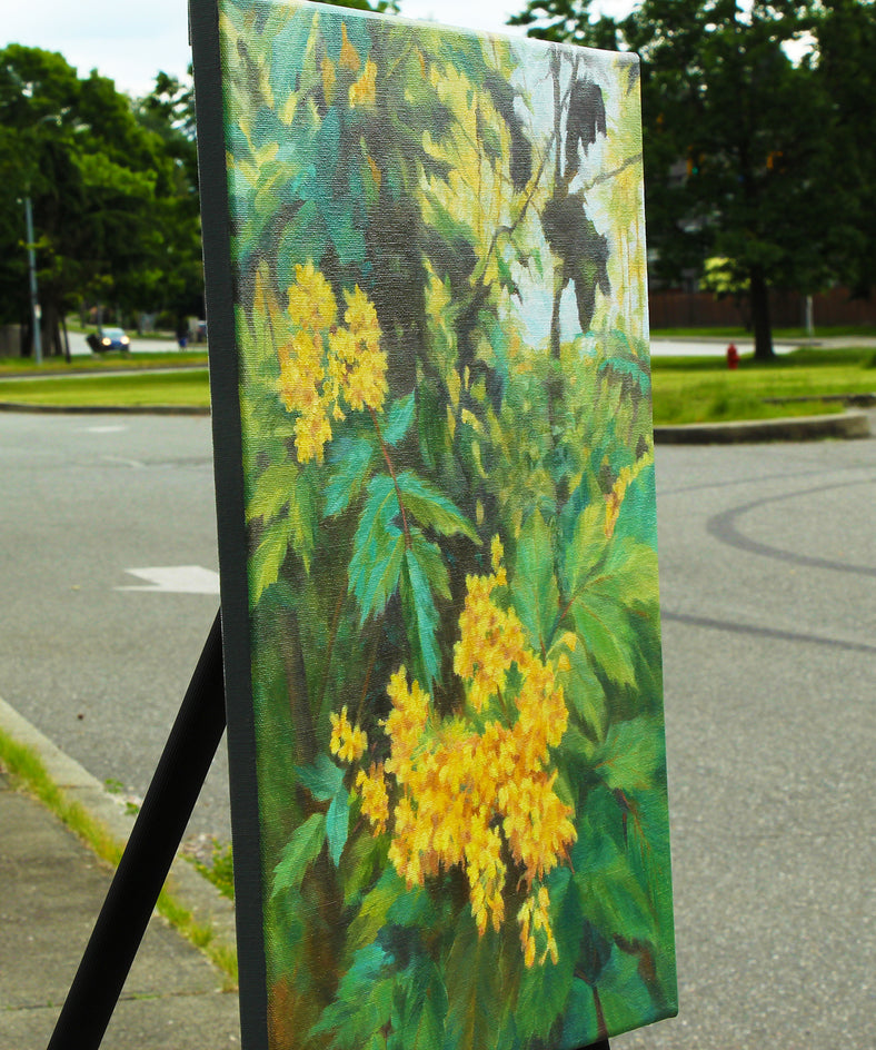 Beauty Within by Jo Galang |  Side View of Artwork 